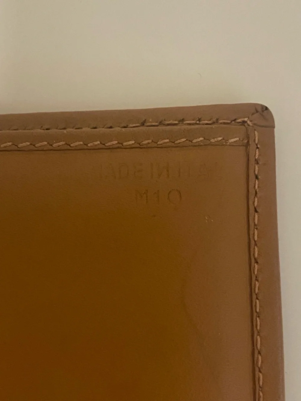 Excellent Preowned Celine Monogram Canvas Passport Holder in Tan Brown - Picture 10 of 10